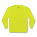 ergodyne GloWear 8091 Non-Certified Hi-Vis Long Sleeve Shirt, Small, Lime (EGO21582)