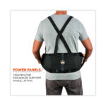 ergodyne ProFlex 100 Economy Spandex Back Support Brace, Large, 34 to 38 Waist, Black (EGO11384)