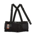 ergodyne ProFlex 1100SF Standard Spandex Back Support Brace, Medium, 30 to 34 Waist, Black (EGO11603)