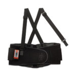 ergodyne ProFlex 1400UN Universal Size Back Support Brace, One Size Fits All, 25 to 58 Waist, Black (EGO11400)