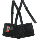ergodyne ProFlex 2000SF High-Performance Spandex Back Support Brace, X-Small, 20 to 25 Waist, Black (EGO11281)