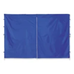 ergodyne Shax 6096 Pop-Up Tent Sidewall with Zipper, Single Skin, 10 ft x 10 ft, Polyester, Blue (EGO12979)