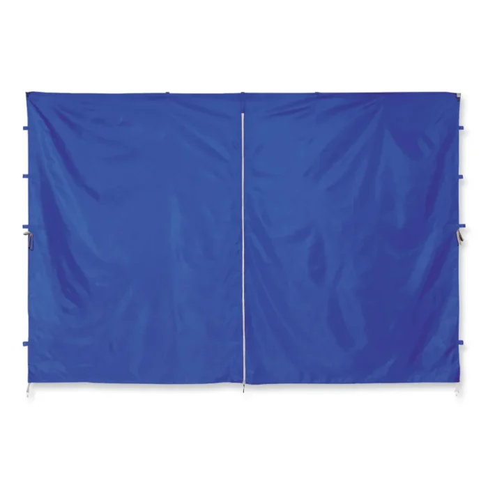 ergodyne Shax 6096 Pop-Up Tent Sidewall with Zipper, Single Skin, 10 ft x 10 ft, Polyester, Blue (EGO12979)