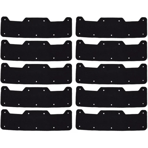 ergodyne Skullerz 8953 Hard Shell Bump Cap Sweatband Replacement, Black, 10Pack (EGO60237)