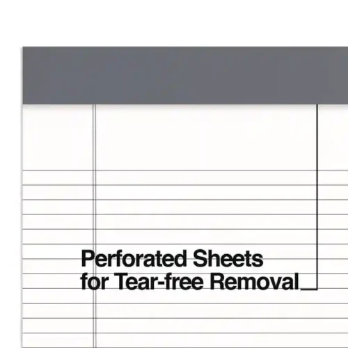 TRU RED Notepads, Narrow Rule, 50 White 5 x 8 Sheets, 6/Pack (TUDTR59900)