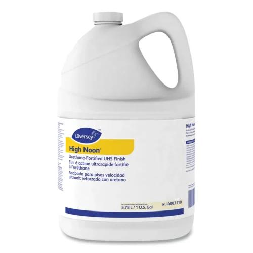 Diversey High Noon Urethane-Fortified UHS Floor Finish, Liquid, 1 gal Bottle, 4/Carton (DVS4003110)