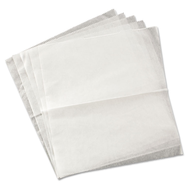 Bagcraft QF10 Interfolded Dry Wax Deli Paper, 10 x 10.25, White, 500/Box, 12 Boxes/Carton (BGC011010)