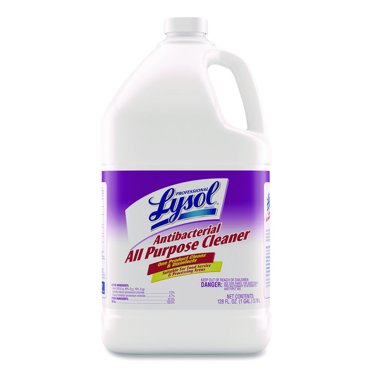 LYSOL Brand Antibacterial All-Purpose Cleaner Concentrate, 1 gal Bottle, 4/Carton (RAC74392)