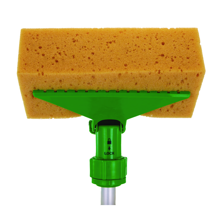 Unger Fixi-Clamp Sponge, 3.75" x 8.5" x 2.75" Thick, Yellow (UNGSP010EA)