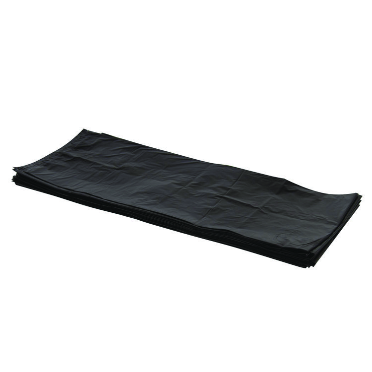 Heritage Linear Low-Density Can Liners, 30 gal, 0.9 mil, 26" x 42", Black, Flat Pack, 200/Carton (HERD5242TK)