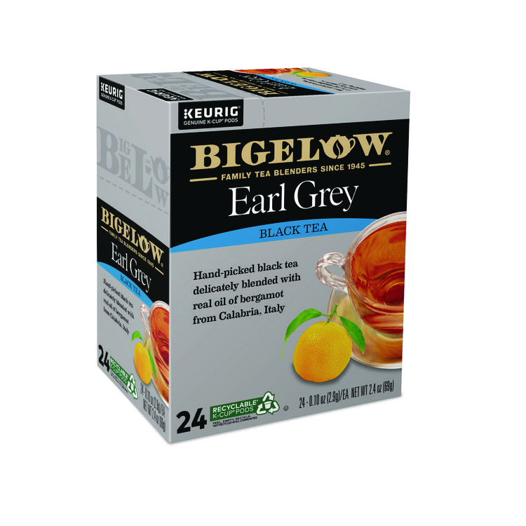 Bigelow Earl Grey Tea K-Cup Pack, 24/Box, 4 Box/Carton (GMT6082CT)