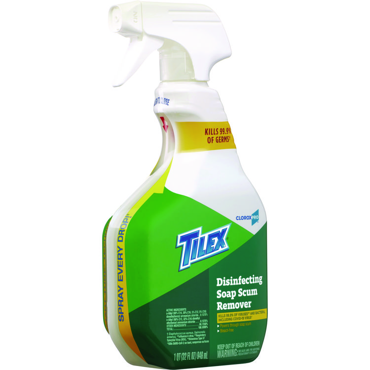 Tilex CloroxPro Disinfecting Soap Scum Remover Spray, 32 oz Smart Tube Spray (CLO35604EA)