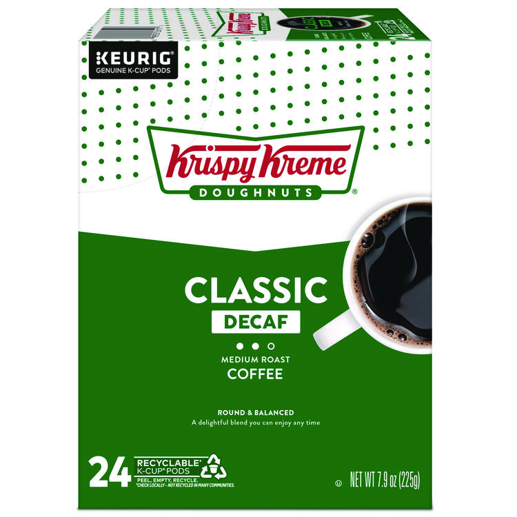 Classic Classic Decaf Coffee K-Cups, Medium Roast, 24/Box (GMT6111)