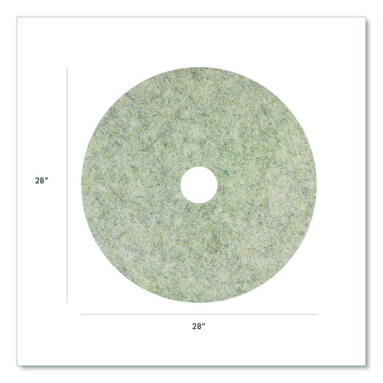 Americo Combo Burnishing Pads, 28" Diameter, Gray, 5/Carton (AMF402059)
