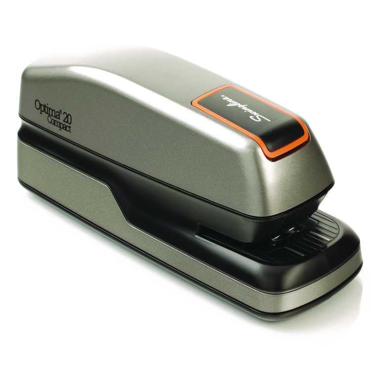 Swingline Optima Grip Electric Stapler, 20-Sheet Capacity, Black/Silver (SWI48207)