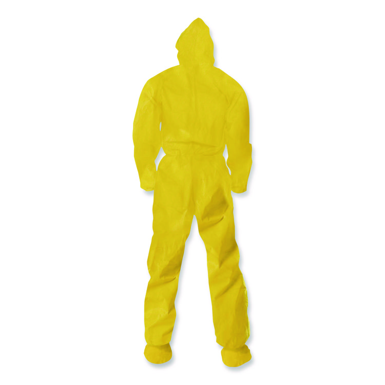 KleenGuard A70 Chemical Spray Protection Coveralls, 2X-Large, Yellow, 12/Carton (KCC00685)