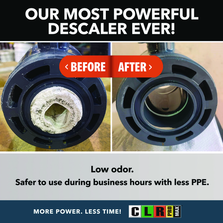 CLR PRO MAX Industrial Descaler, 1 gal Jug, 4/Carton (JELDESC4PROMCT)