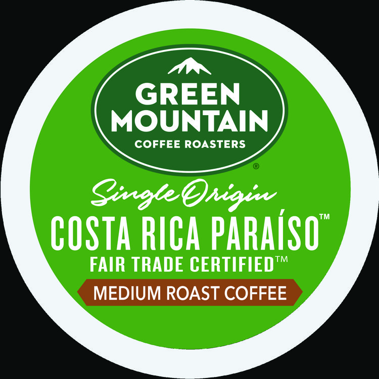 KEURIG DR PEPPER K-Cup Pods Costa Rica Paraiso, 24/Box (GMT8087)