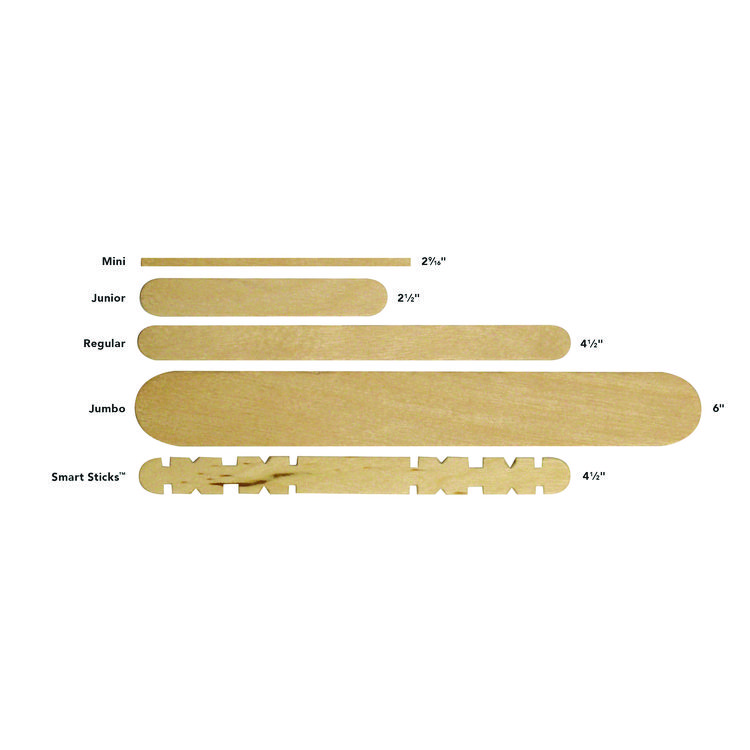 Creativity Street Natural Wood Craft Sticks, 6" x 0.75", Natural, 500/Box (CKC377601)