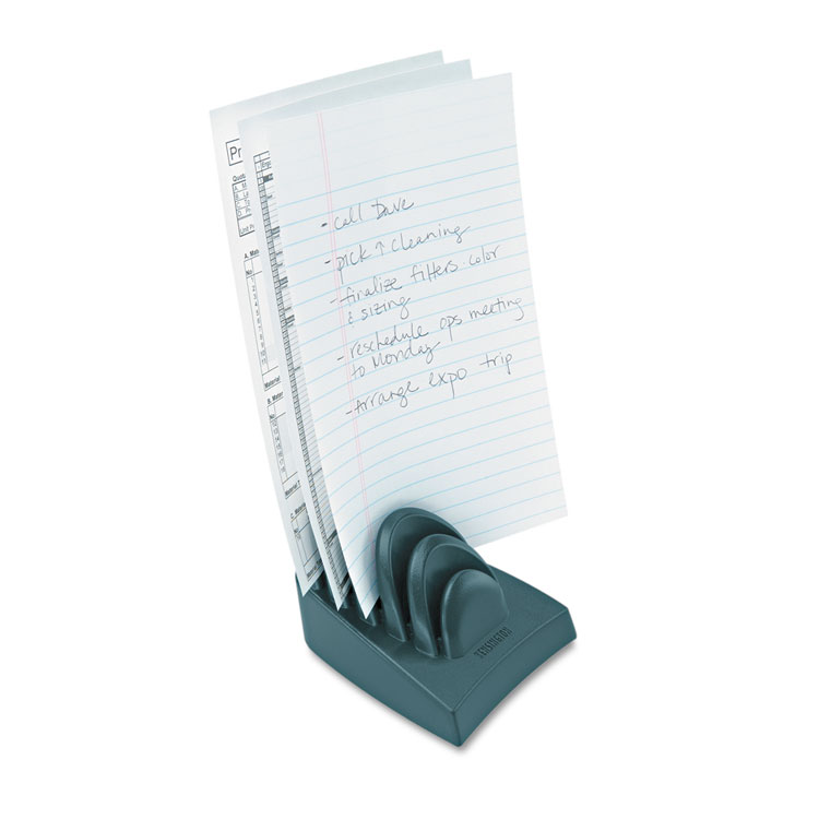 Kensington InSight Priority Puck Five-Slot Desktop Copyholder, Plastic, Blue (KMW62061)