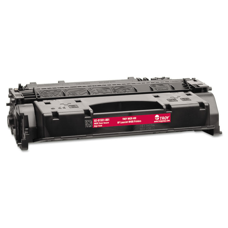 TROY 0281551001 80X High-Yield MICR Toner Secure, Alternative for HP CF280X, Black (TRS0281551001)