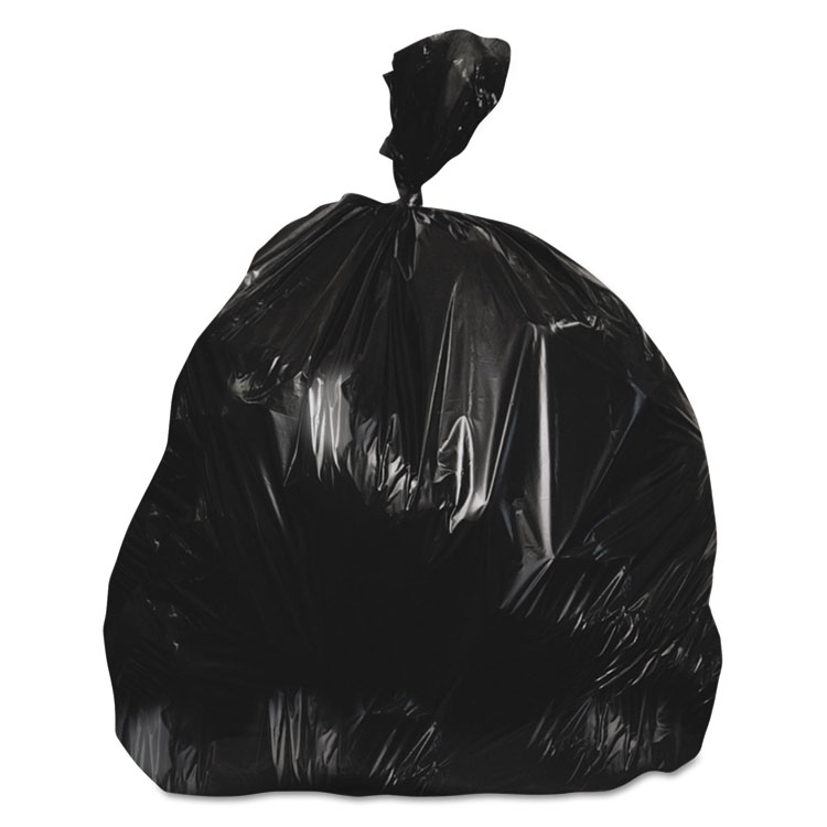 Heritage Linear Low-Density Can Liners, 16 gal, 0.35 mil, 24" x 32", Black, 500/Carton (HERH4832RK)