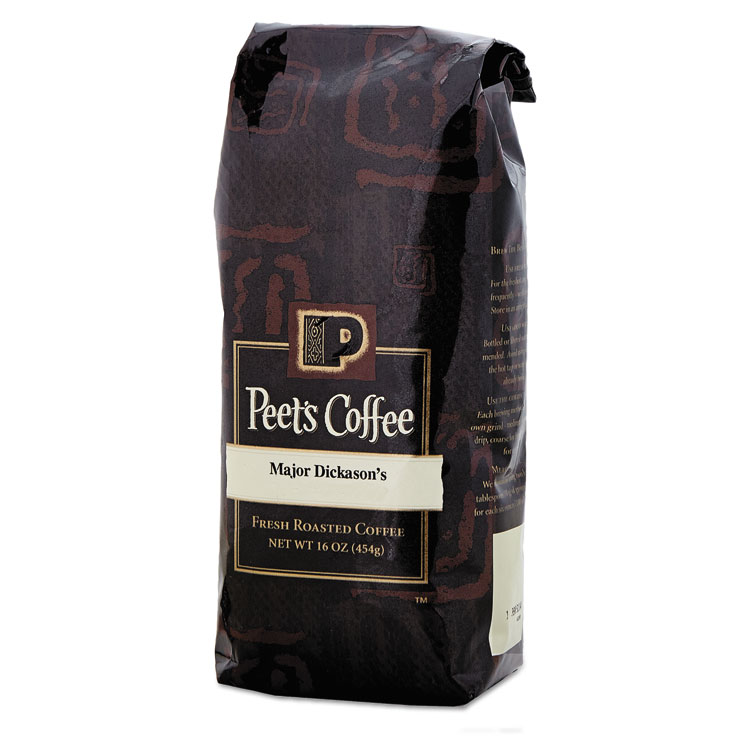 Peet's Coffee & Tea Bulk Coffee, Major Dickason's Blend, Ground, 1 lb Bag (PEE501677)