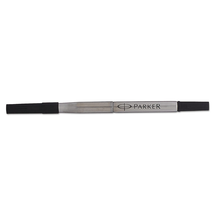 Parker Refill for Parker Roller Ball Pens, Fine Conical Tip, Black Ink (PAR1950321)