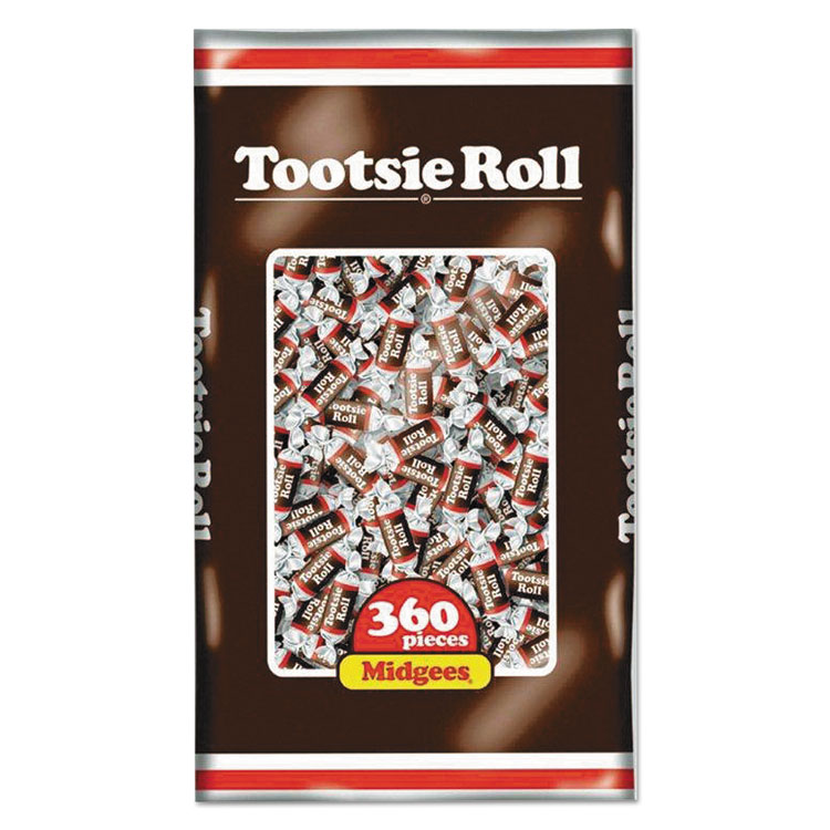 Tootsie Roll Midgees, Original, 38.8 oz Bag, 360 Pieces (TOO7806)