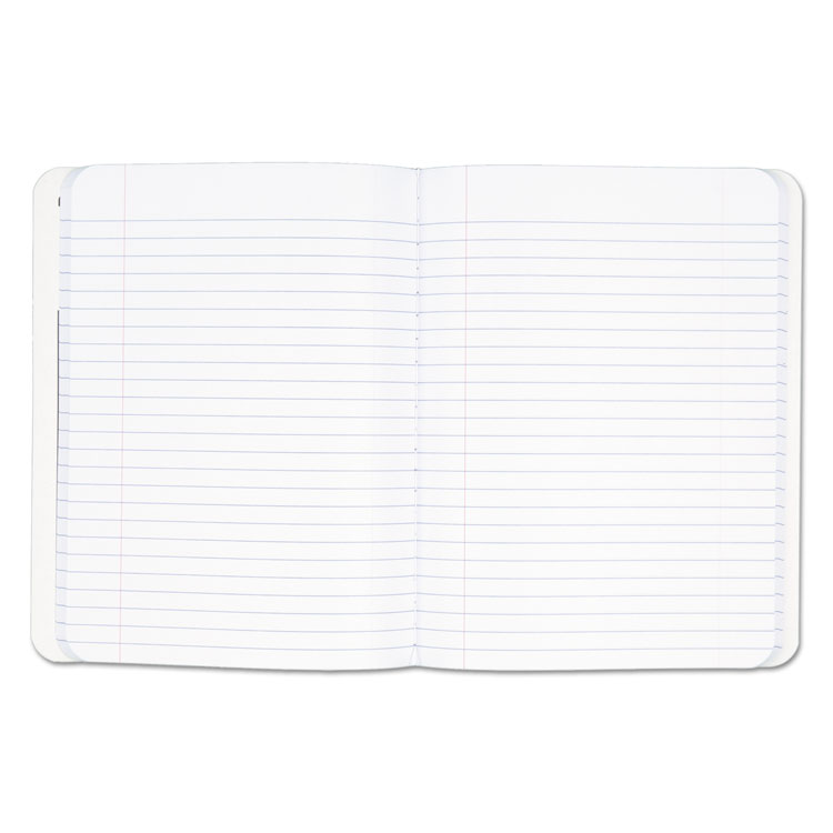 Mead Composition Book, Wide/Legal Rule, Black Cover, (100) 9.75 x 7.5 Sheets (MEA09910)