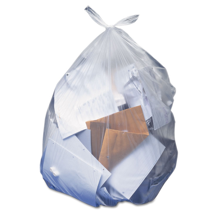 AccuFit Linear Low Density Can Liners with AccuFit Sizing, 23 gal, 0.9 mil, 28" x 45", Clear, 50/Box (HERH5645TCRC1)