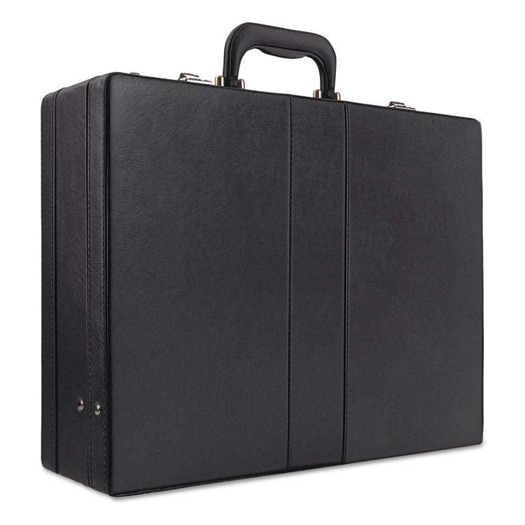 Classic Classic Attache, Vinyl, 12.5 x 4 x 17.5, Black (USLK854)