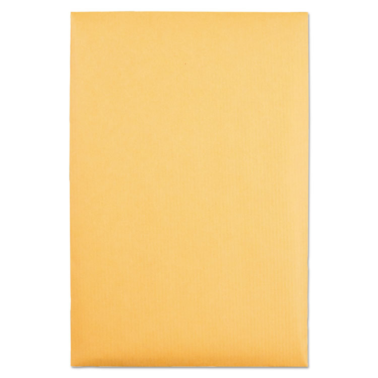 Quality Park Park Ridge Kraft Clasp Envelope, #55, Square Flap, Clasp/Gummed Closure, 6 x 9, Brown Kraft, 100/Box (QUA43055)