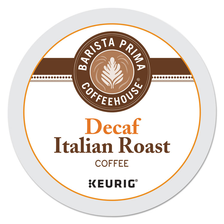 KEURIG DR PEPPER Decaf Italian Roast Coffee K-Cups, 24/Box (GMT8506)