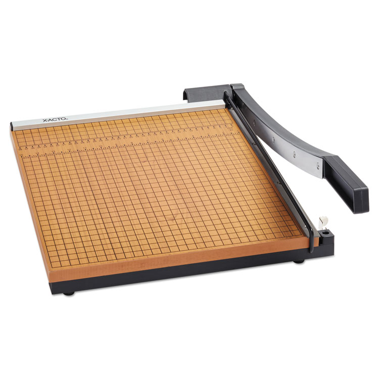X-ACTO Square Commercial Grade Wood Base Guillotine Trimmer, 15 Sheets, 15" Cut Length, 15 x 15 (EPI26615)