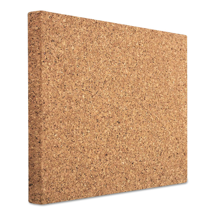 Iceberg iDesign Frameless Cork Bulletin Board, 18 x 18, Tan Surface (ICE35016)
