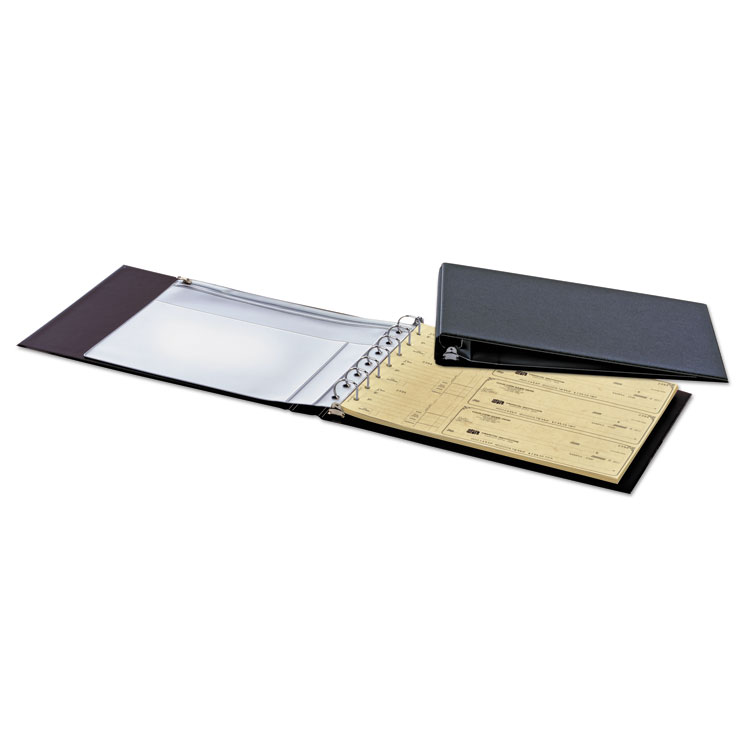 Cardinal Check Binder Seven-Ring D-Ring Reference, 7 Rings, 1" Capacity, Black (CRD35000)