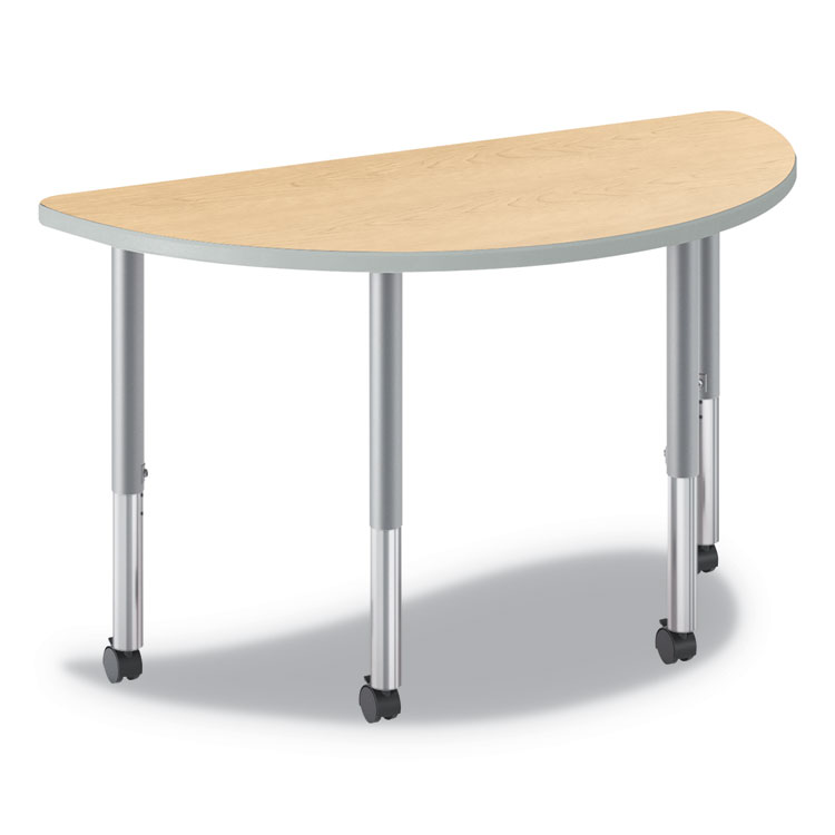 HON Build Half Round Shape Table Top, 60w x 30d, Natural Maple (HONSH3060ENDK)
