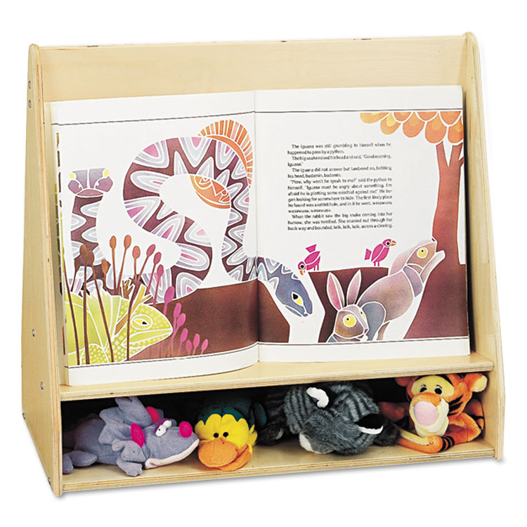 JONTI-CRAFT, INC. Pick-a-Book Stand, 30w x 16.5d x 27.5h, Birch (JNT3508JC)