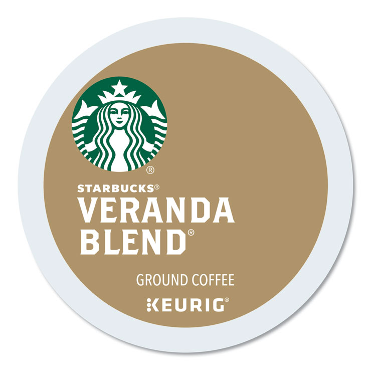 Starbucks Veranda Blend Coffee K-Cups Pack, 24/Box (SBK011111159)
