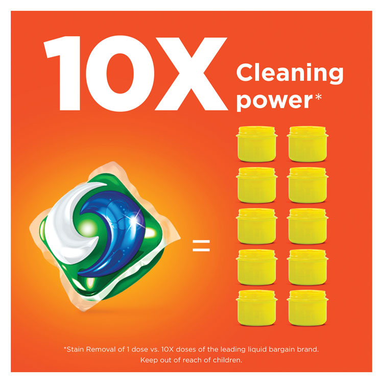 Tide Pods, Laundry Detergent, Clean Breeze, 35/Pack, 4 Pack/Carton (PGC93126CT)