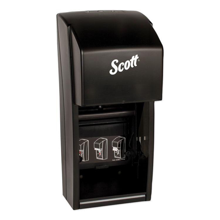Scott Essential SRB Tissue Dispenser, 6 x 6.6 x 13.6, Transparent Smoke (KCC09021)