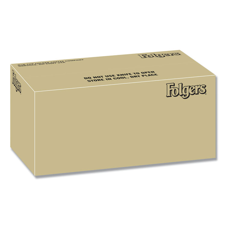 Folgers Ground Coffee Fraction Packs, Traditional Roast, 2oz, 42/Carton (FOL63006)