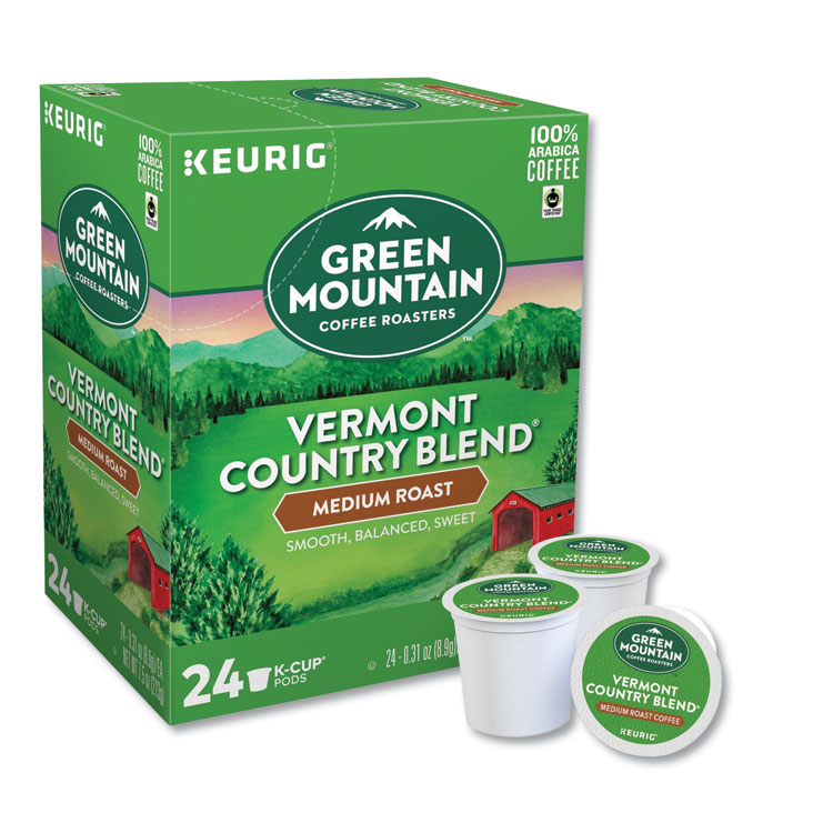 KEURIG DR PEPPER Vermont Country Blend Coffee K-Cups, 96/Carton (GMT6602CT)