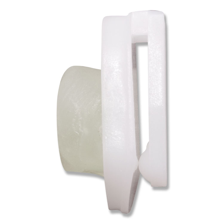 Advantus StikkiCLIPS, Adhesive Back, 40 Sheet Capacity, White, 20/Pack (AVT01220)