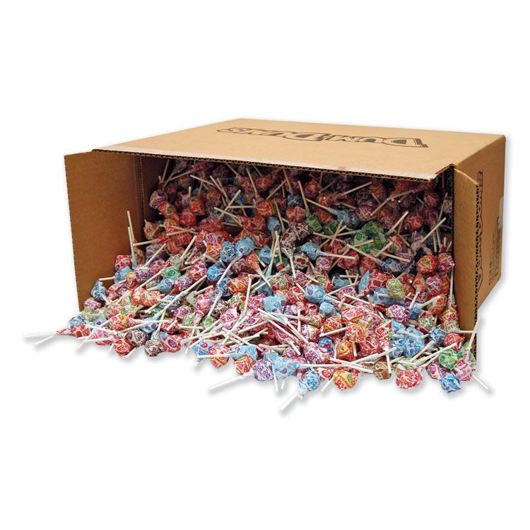 Spangler Dum-Dum-Pops, Assorted Flavors, Individually Wrapped, Bulk 30 lb Carton (SPA534)