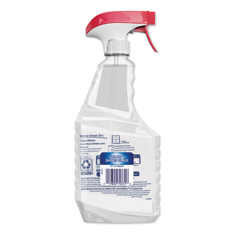 Windex Multi-Surface Vinegar Cleaner, Fresh Clean Scent, 23 oz Spray Bottle (SJN312620EA)