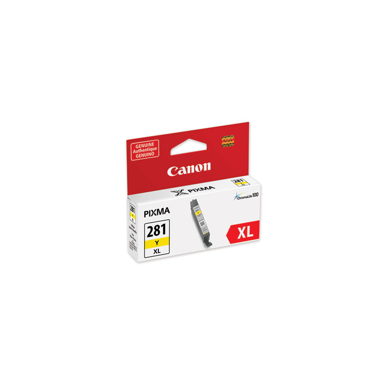 Canon 2036C001 (CLI-281) ChromaLife100 Ink, Yellow (CNM2036C001)
