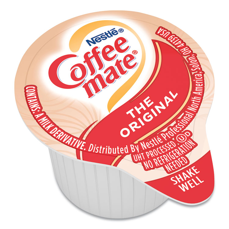 Coffee mate Liquid Coffee Creamer, Original, 0.38 oz Mini Cups, 50/Box (NES35110BX)