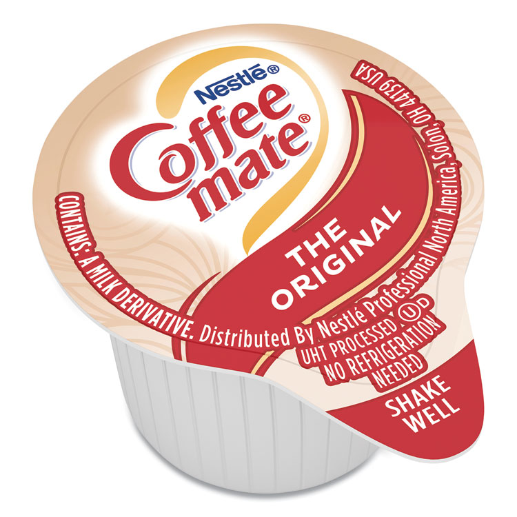 Coffee mate Liquid Coffee Creamer, Original, 0.38 oz Mini Cups, 360/Carton (NES35010)